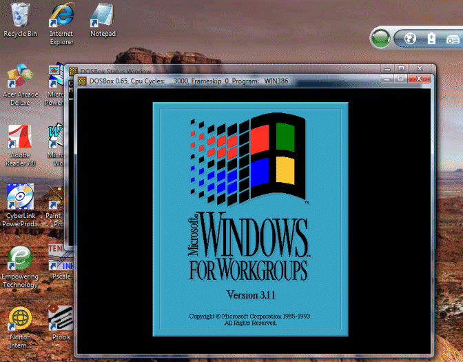 windows 3.11 dosbox