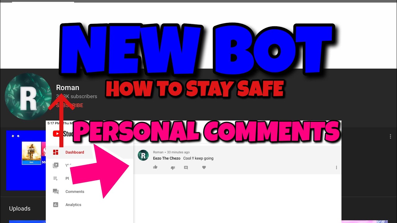 You tube comment bot for mac